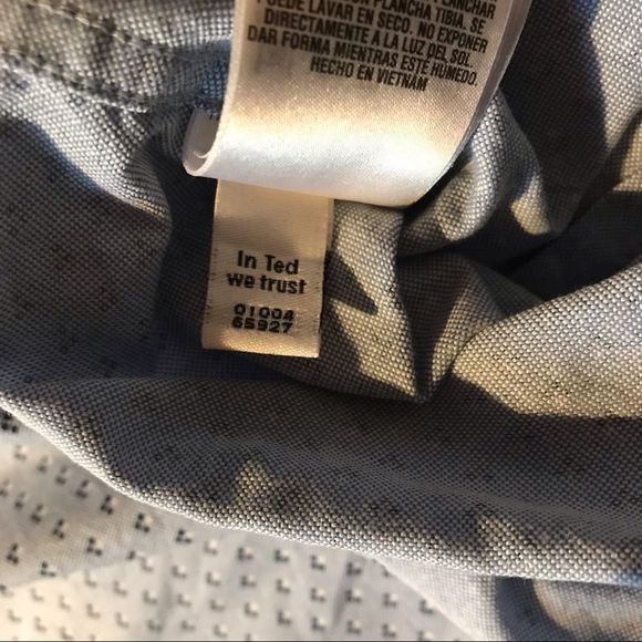 Ted Baker size M (32/33) button up dress shirt - Picture 6 of 6